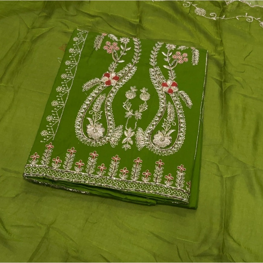 Jaam Silk Embroidery Suit Set