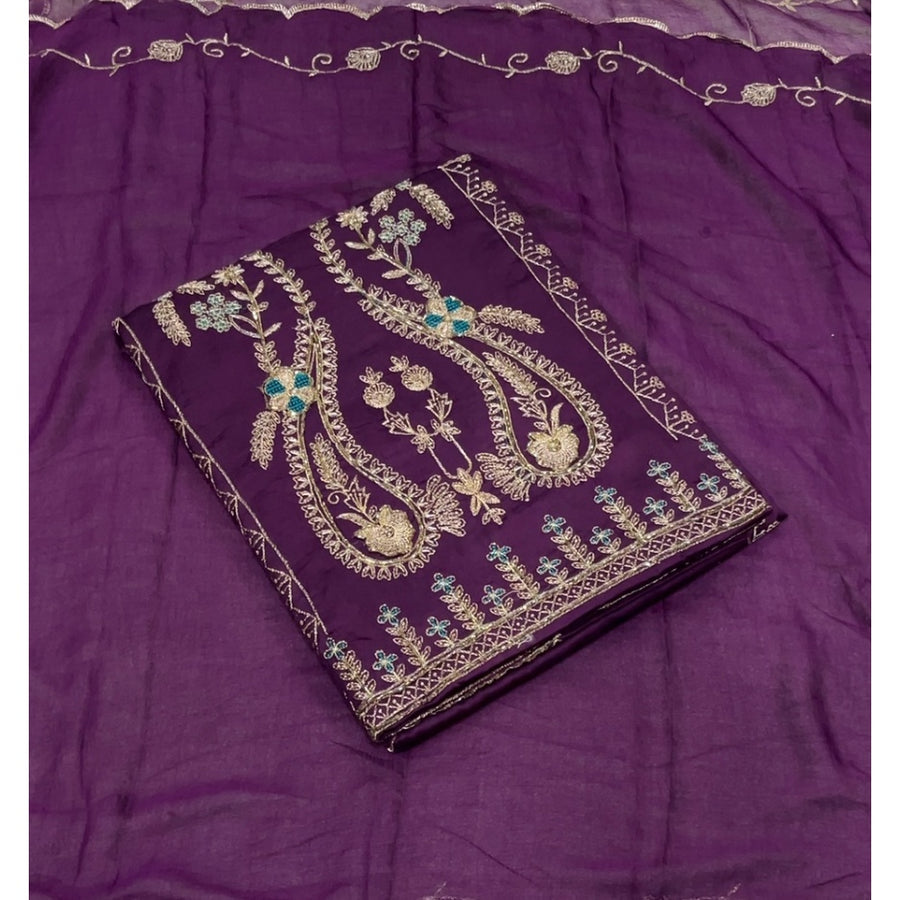 Jaam Silk Embroidery Suit Set