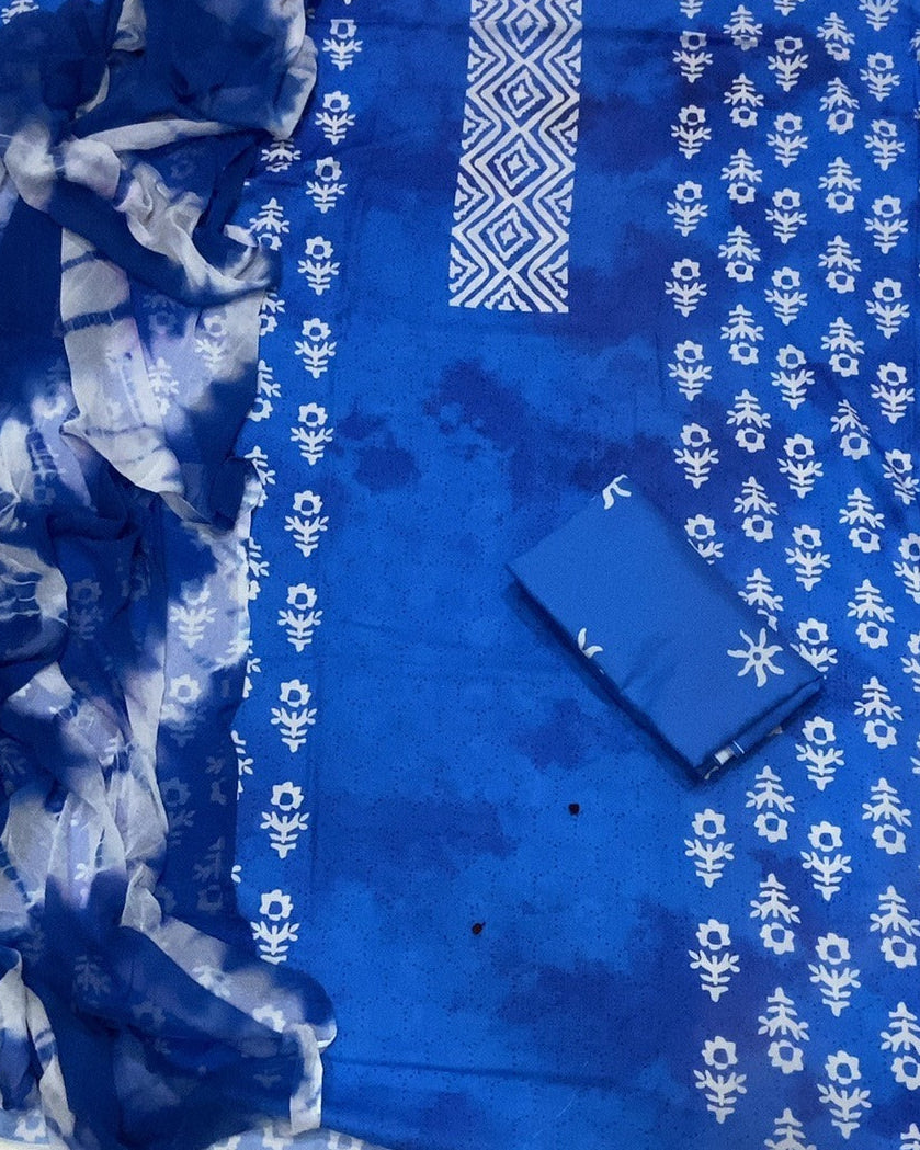 Silk Silk Embroidery Suit Set