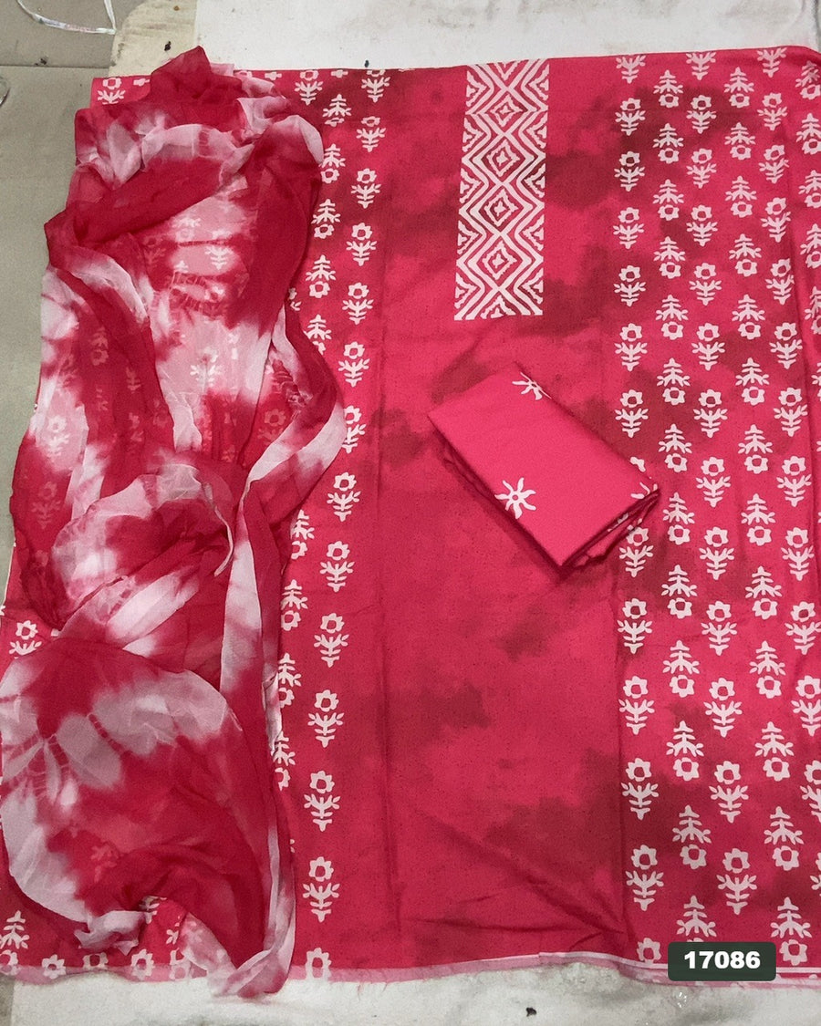 Silk Embroidery Suit Set
