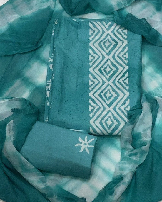 Silk Embroidery Suit Set