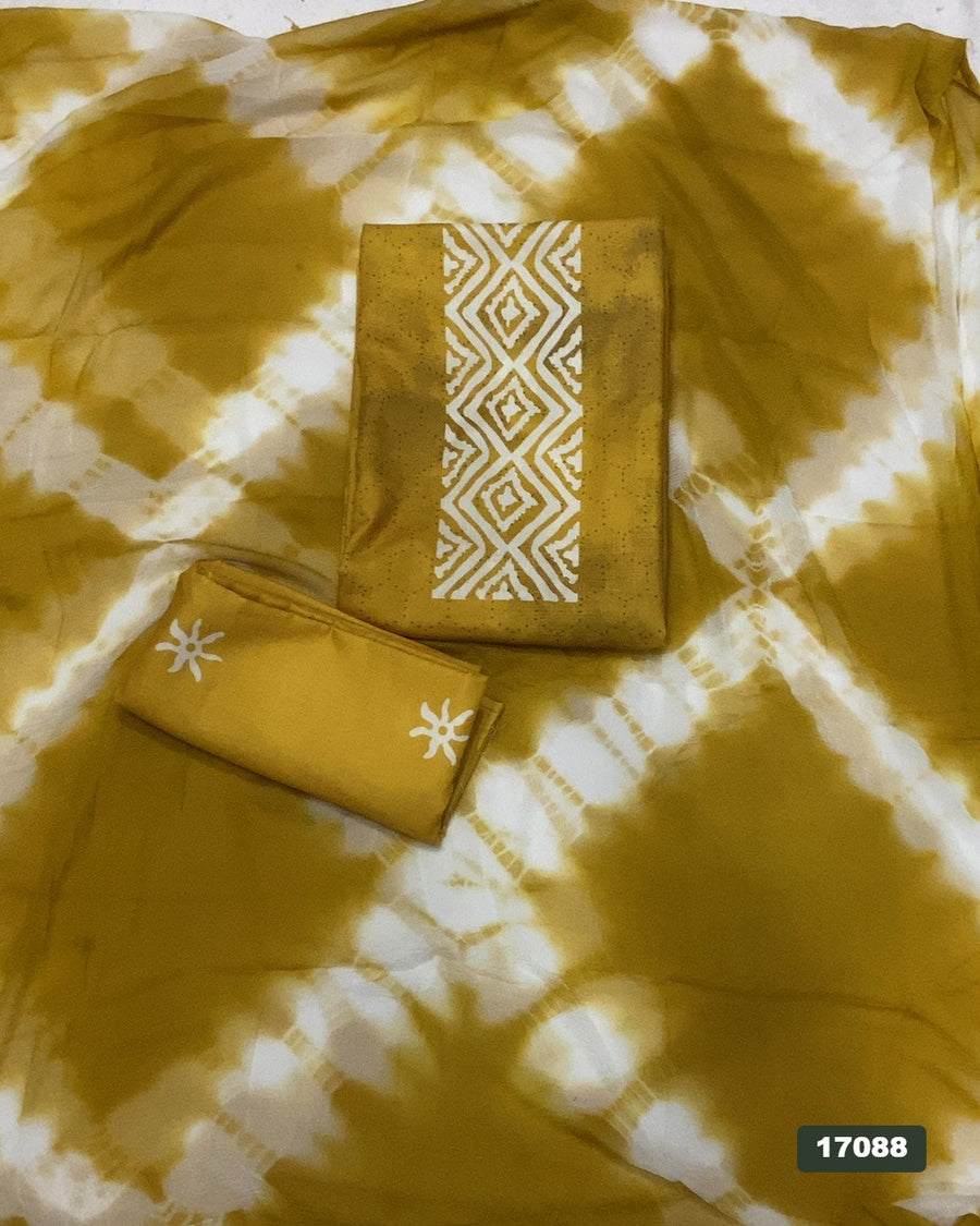 Silk Embroidery Suit Set