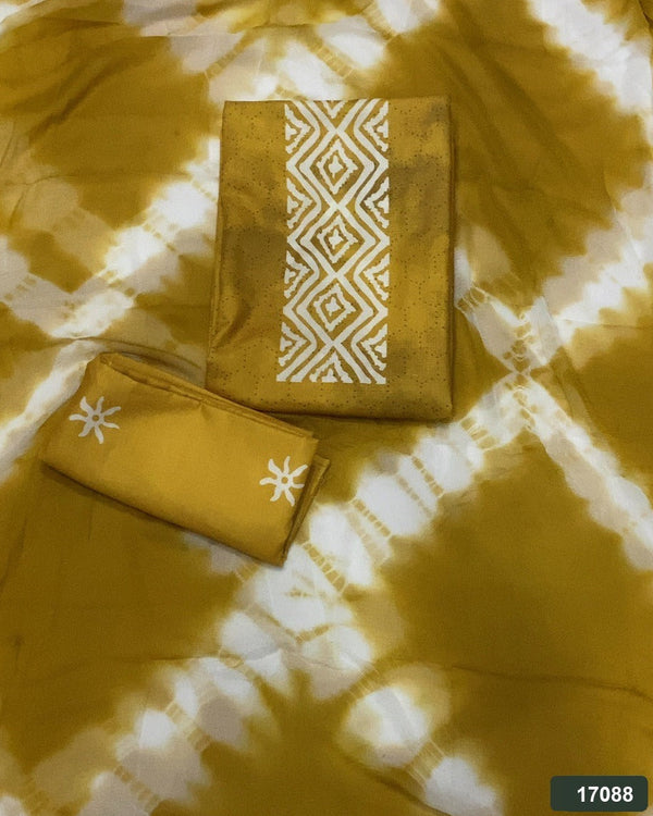 Silk Embroidery Suit Set