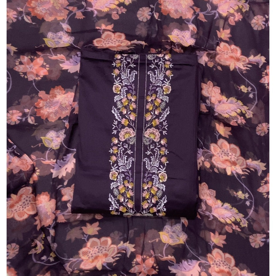 Jaam Silk Embroidery Suit Set