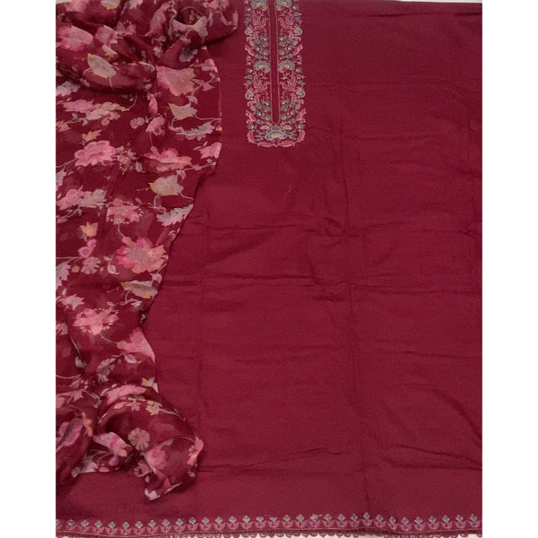 Jaam Silk Embroidery Suit Set