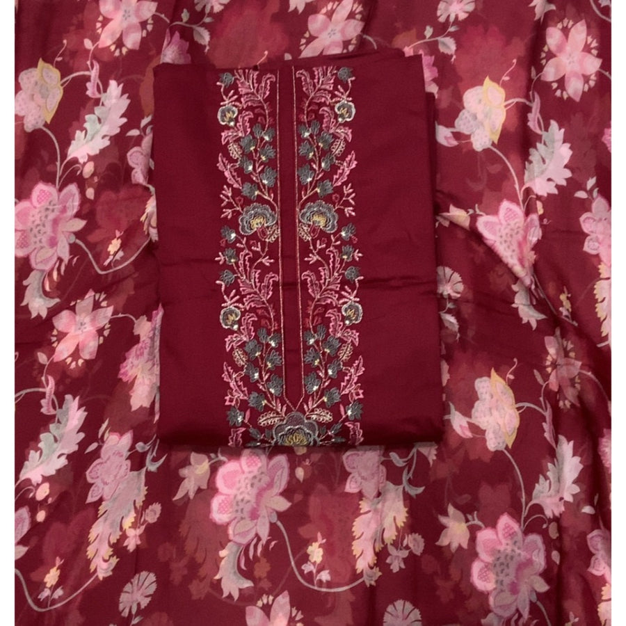 Jaam Silk Embroidery Suit Set