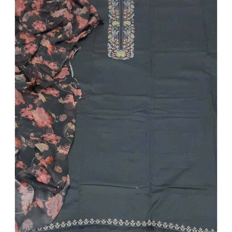 Jaam Silk Embroidery Suit Set