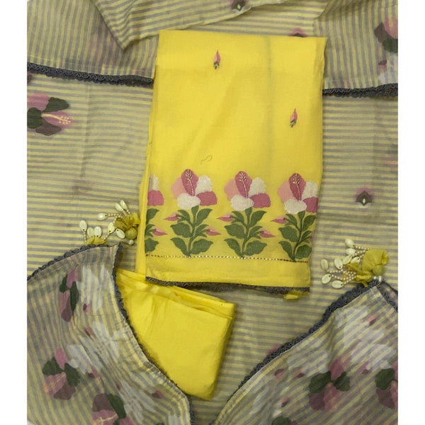 Banarsi Silk Embroidery Suit Set