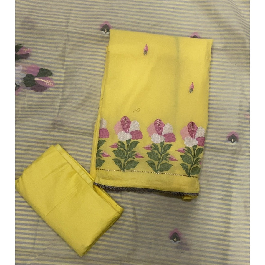 Banarsi Silk Embroidery Suit Set