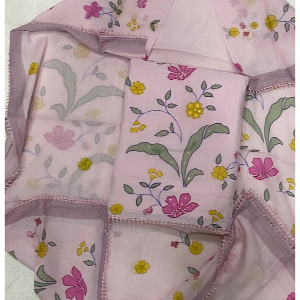 Banarsi Silk Embroidery Suit Set