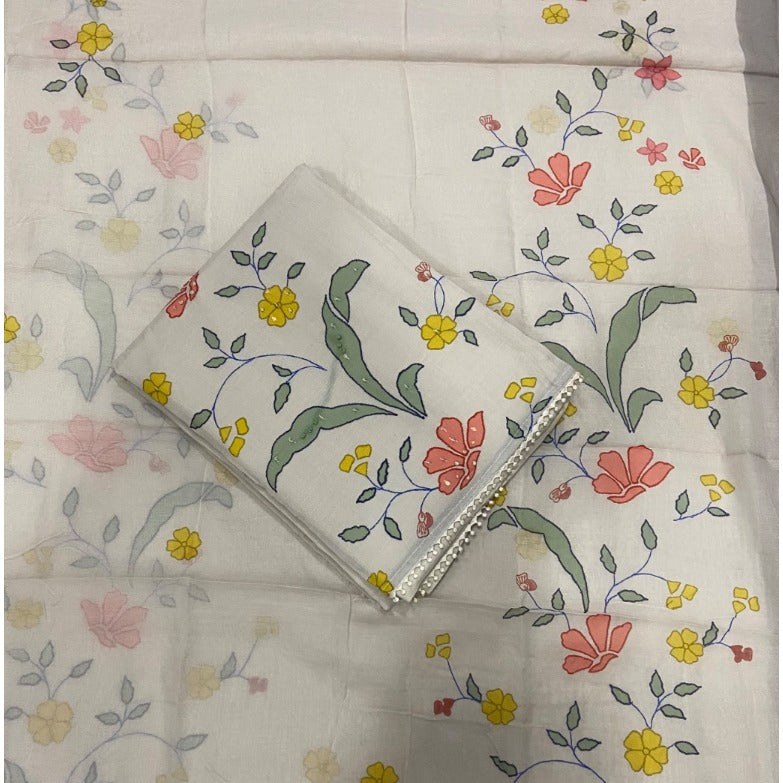 Banarsi Silk Embroidery Suit Set