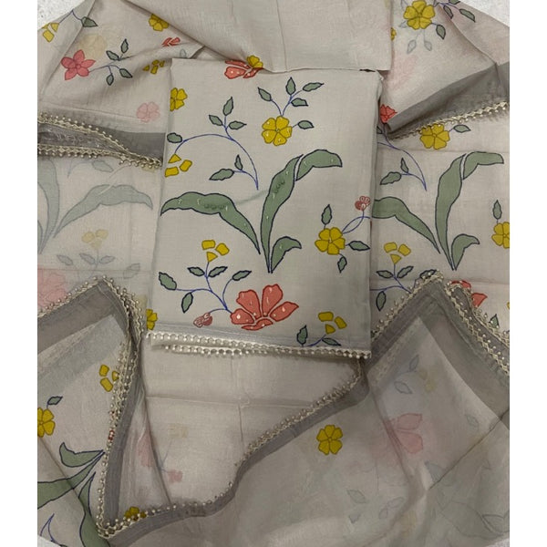 Banarsi Silk Embroidery Suit Set