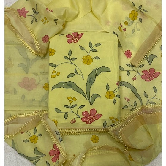 Banarsi Silk Embroidery Suit Set