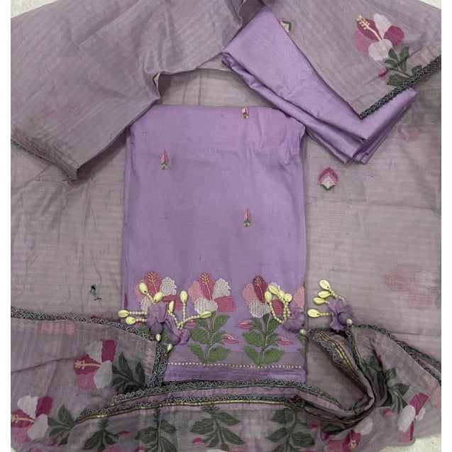 Banarsi Silk Embroidery Suit Set