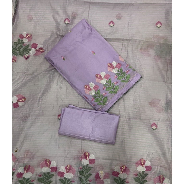 Banarsi Silk Embroidery Suit Set