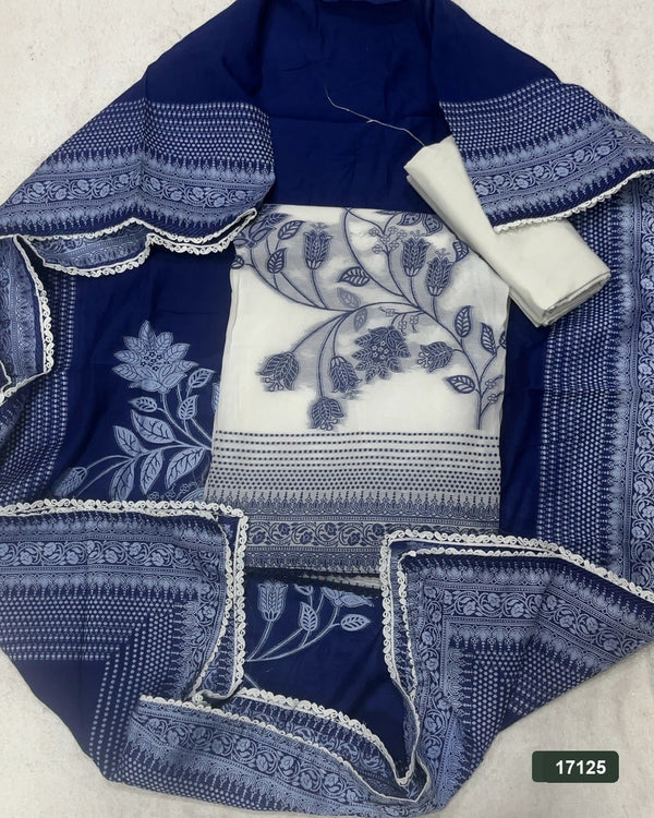 Banarsi Silk Embroidery Suit Set