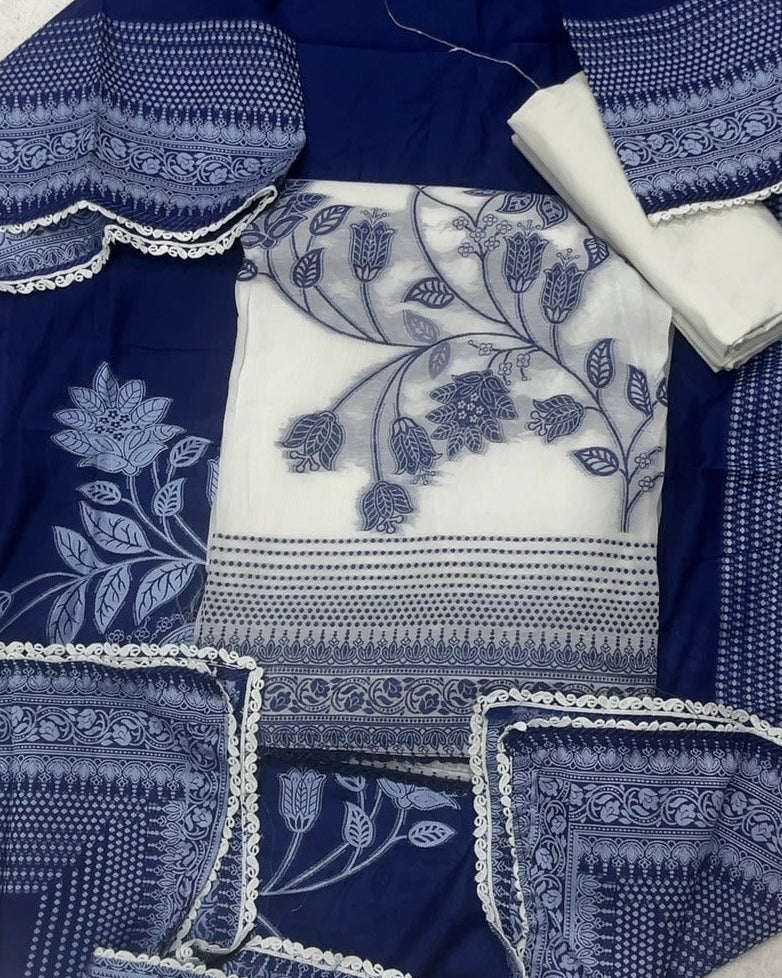 Banarsi Silk Embroidery Suit Set