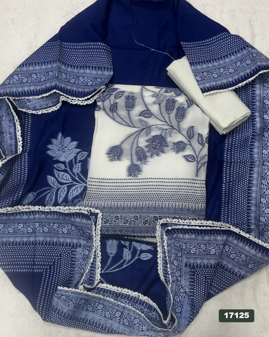 Banarsi Silk Embroidery Suit Set