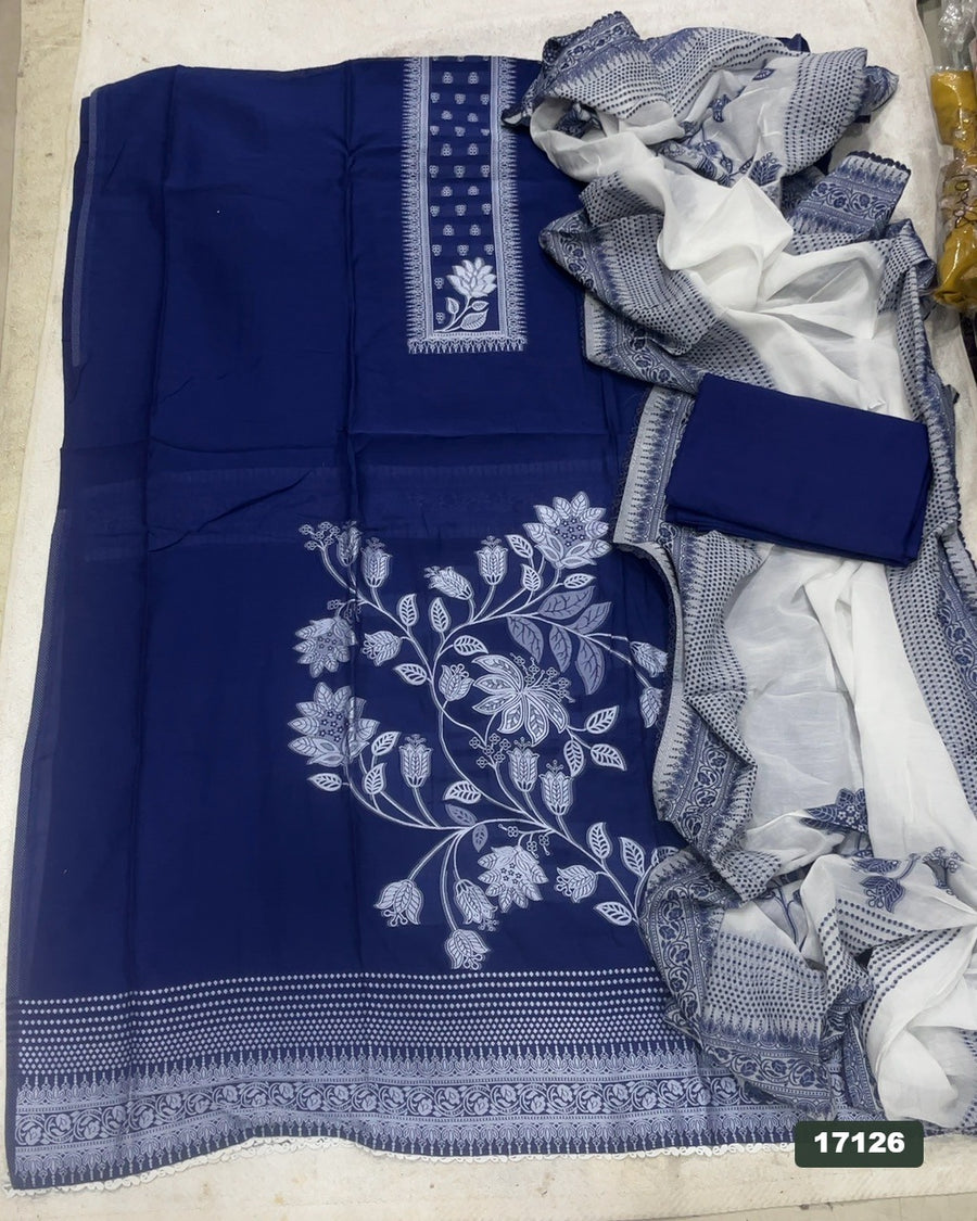 Banarsi Silk Embroidery Suit Set