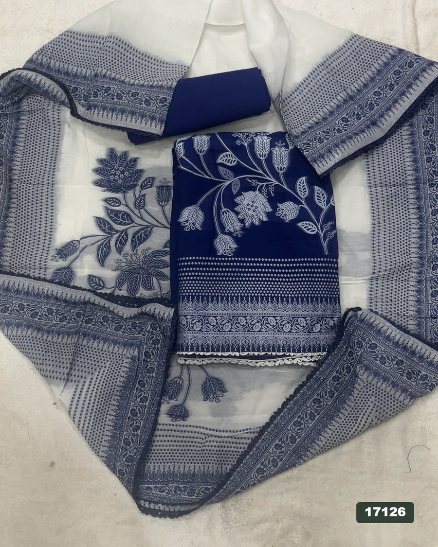Banarsi Silk Embroidery Suit Set