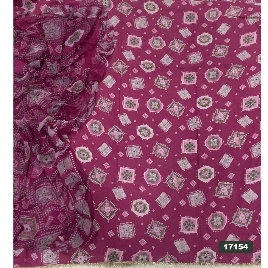 Jaam Silk Embroidery Suit Set
