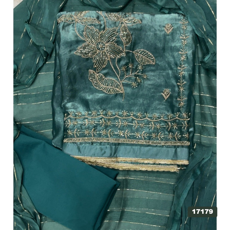 Silk Embroidery Suit Set