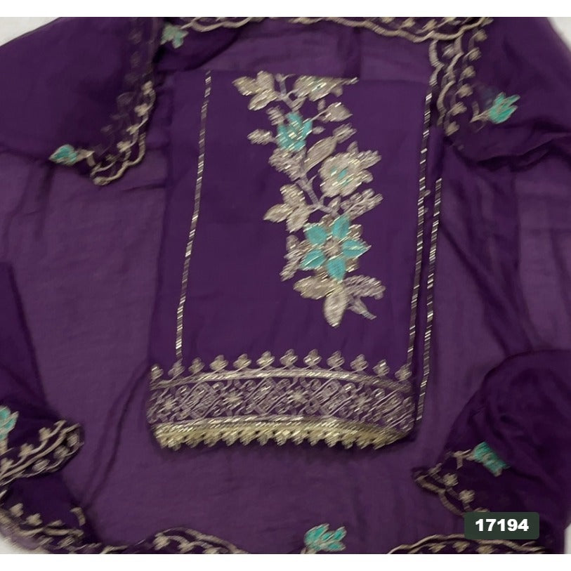 Jaam Silk Embroidery Suit Set