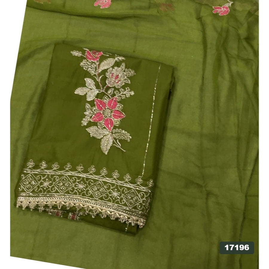 Jaam Silk Embroidery Suit Set
