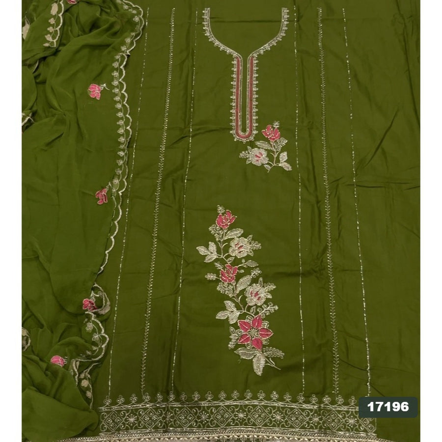 Jaam Silk Embroidery Suit Set