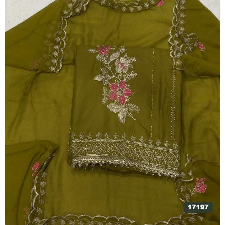 Jaam Silk Embroidery Suit Set