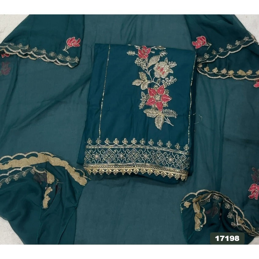 Jaam Silk Embroidery Suit Set