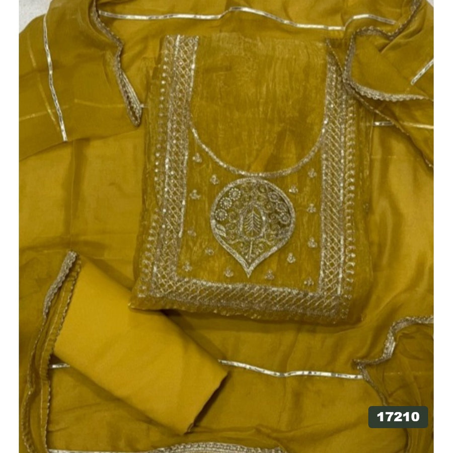 Silk Embroidery Suit Set