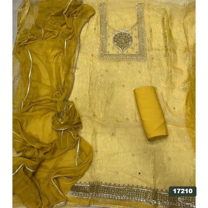 Silk Embroidery Suit Set