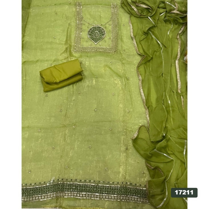 Silk Embroidery Suit Set