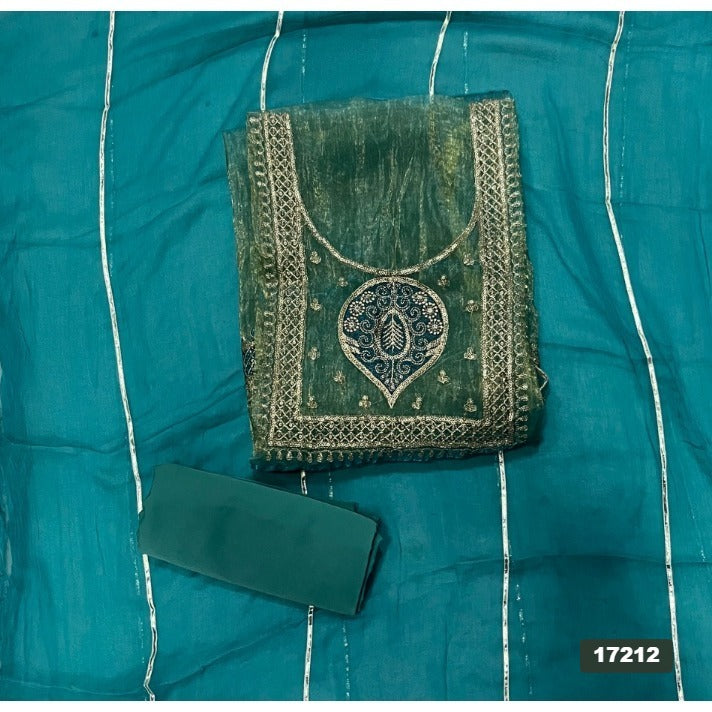 Silk Embroidery Suit Set