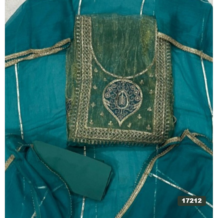 Silk Embroidery Suit Set