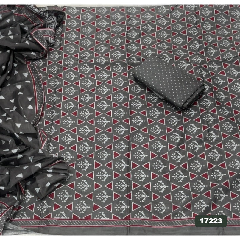 Enchant Cotton Print Suit Set