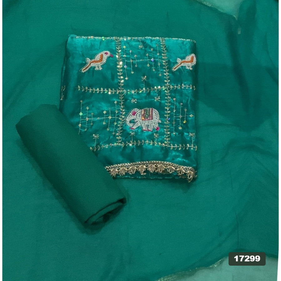 Skylon Silk Embroidery Suit Set