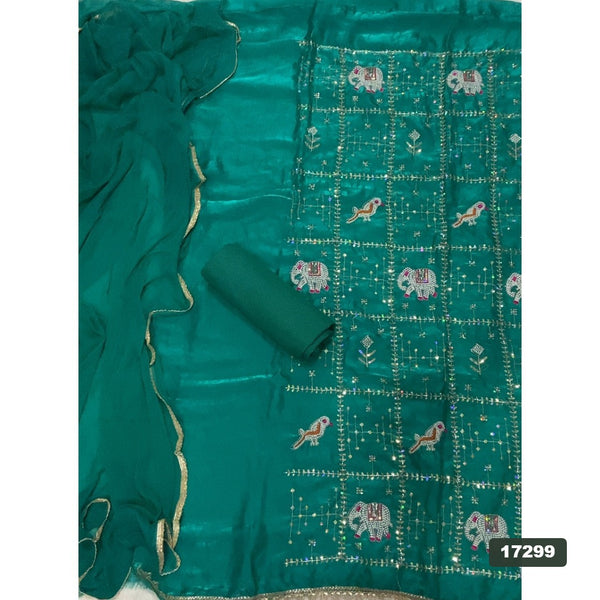 Skylon Silk Embroidery Suit Set