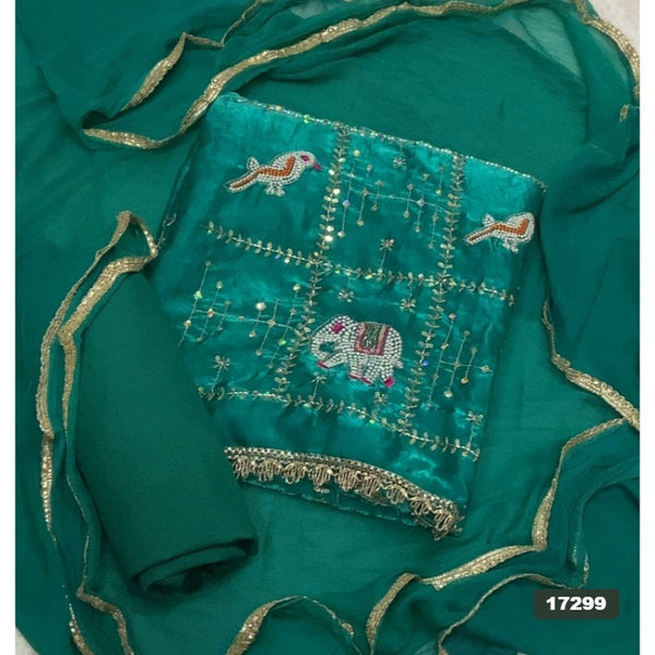 Skylon Silk Embroidery Suit Set
