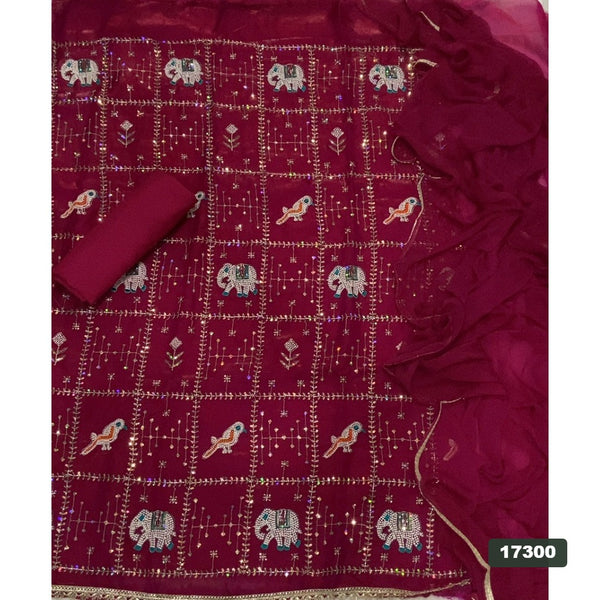 Skylon Silk Embroidery Suit Set