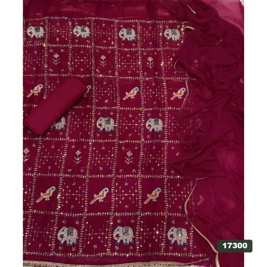 Skylon Silk Embroidery Suit Set