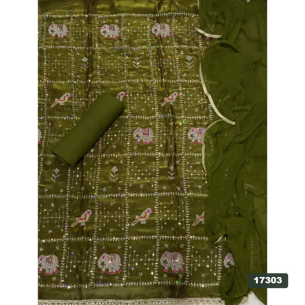 Skylon Silk Embroidery Suit Set