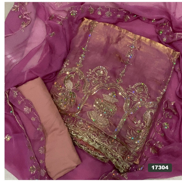 Skylon Silk Embroidery Suit Set