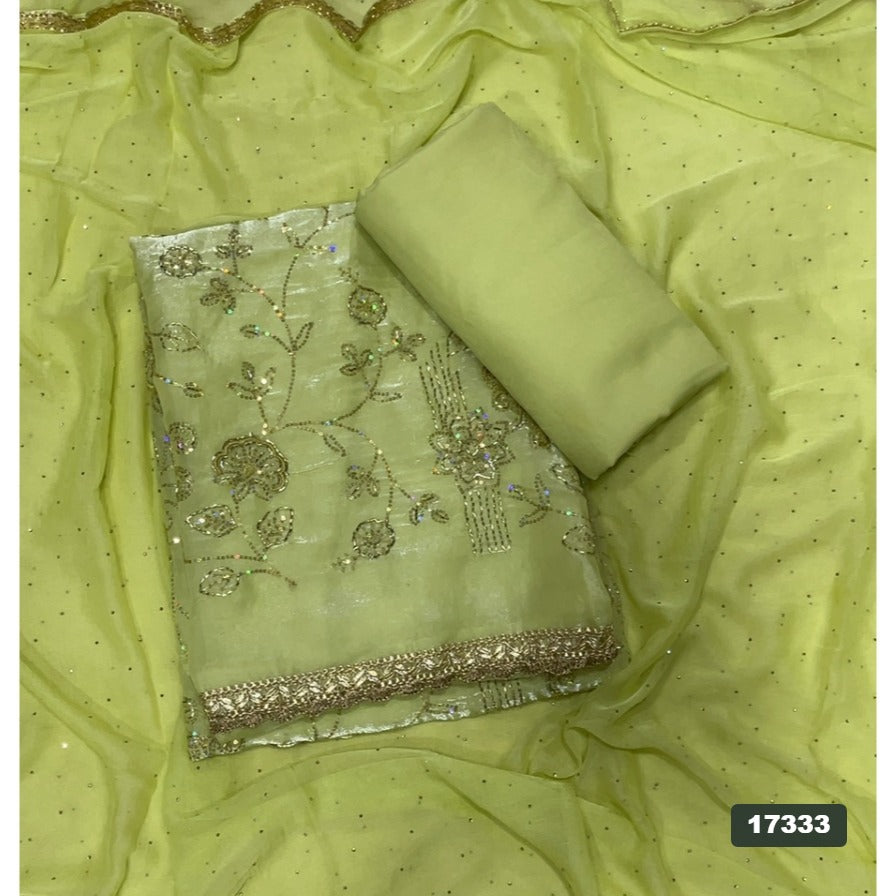 Skylon Silk Embroidery Suit Set