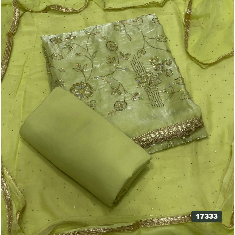 Skylon Silk Embroidery Suit Set