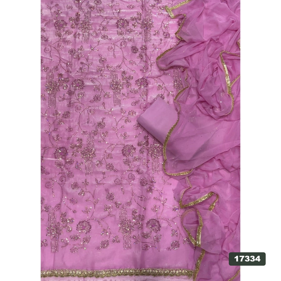 Skylon Silk Embroidery Suit Set
