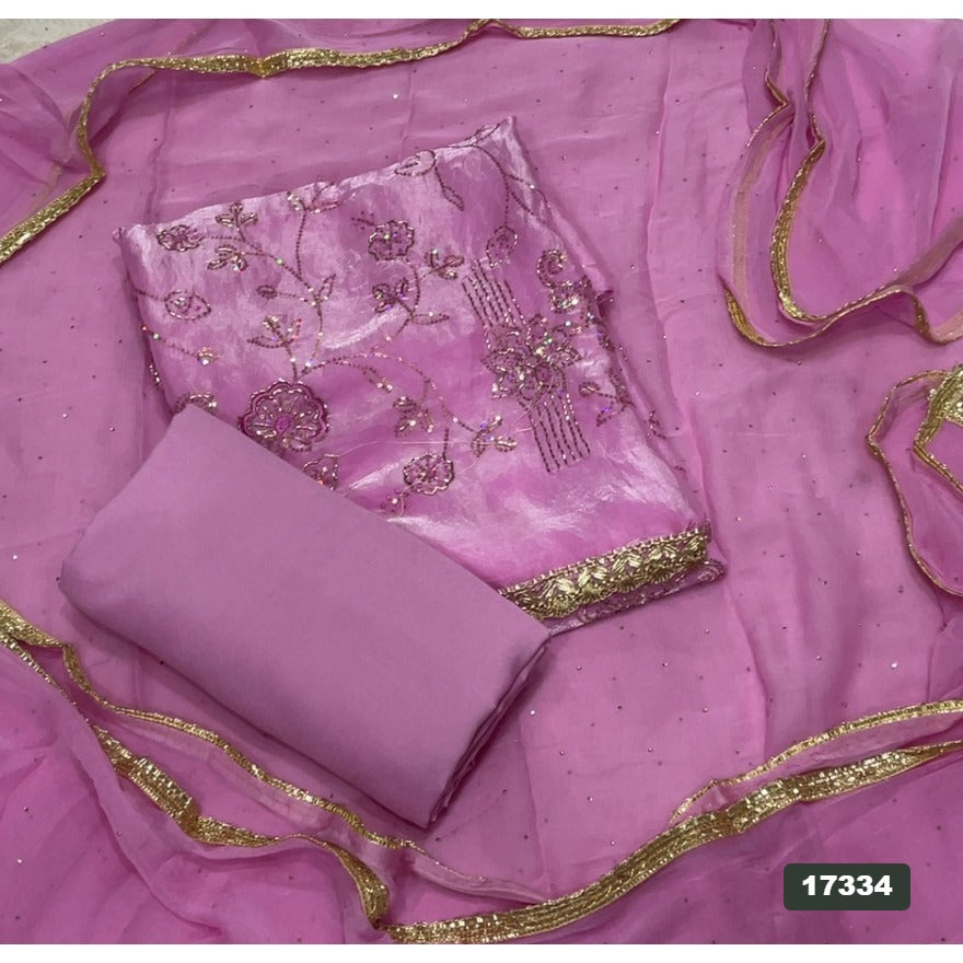 Skylon Silk Embroidery Suit Set