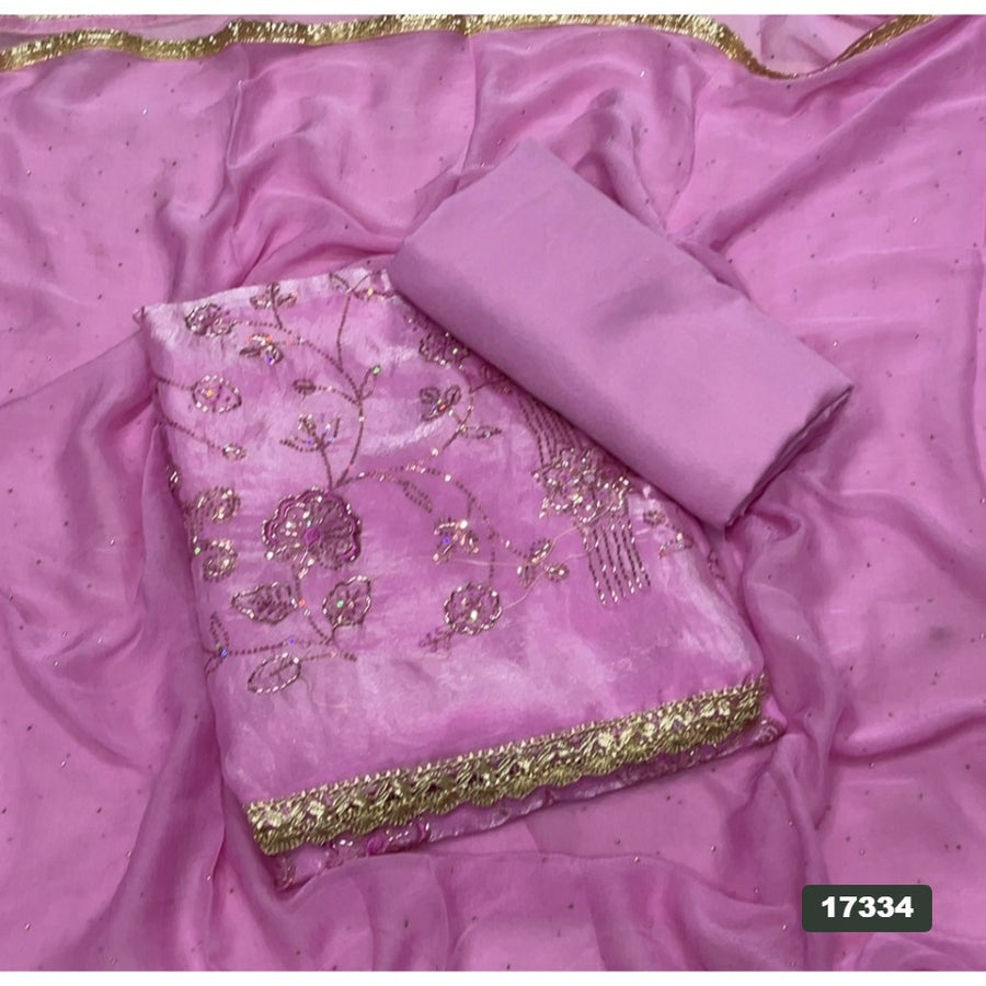 Skylon Silk Embroidery Suit Set