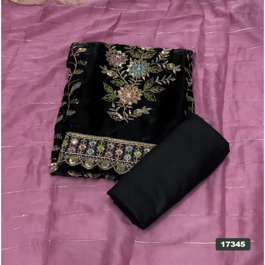 Skylon Silk Embroidery Suit Set